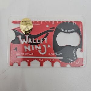 Wallet Ninja Red Colored - New